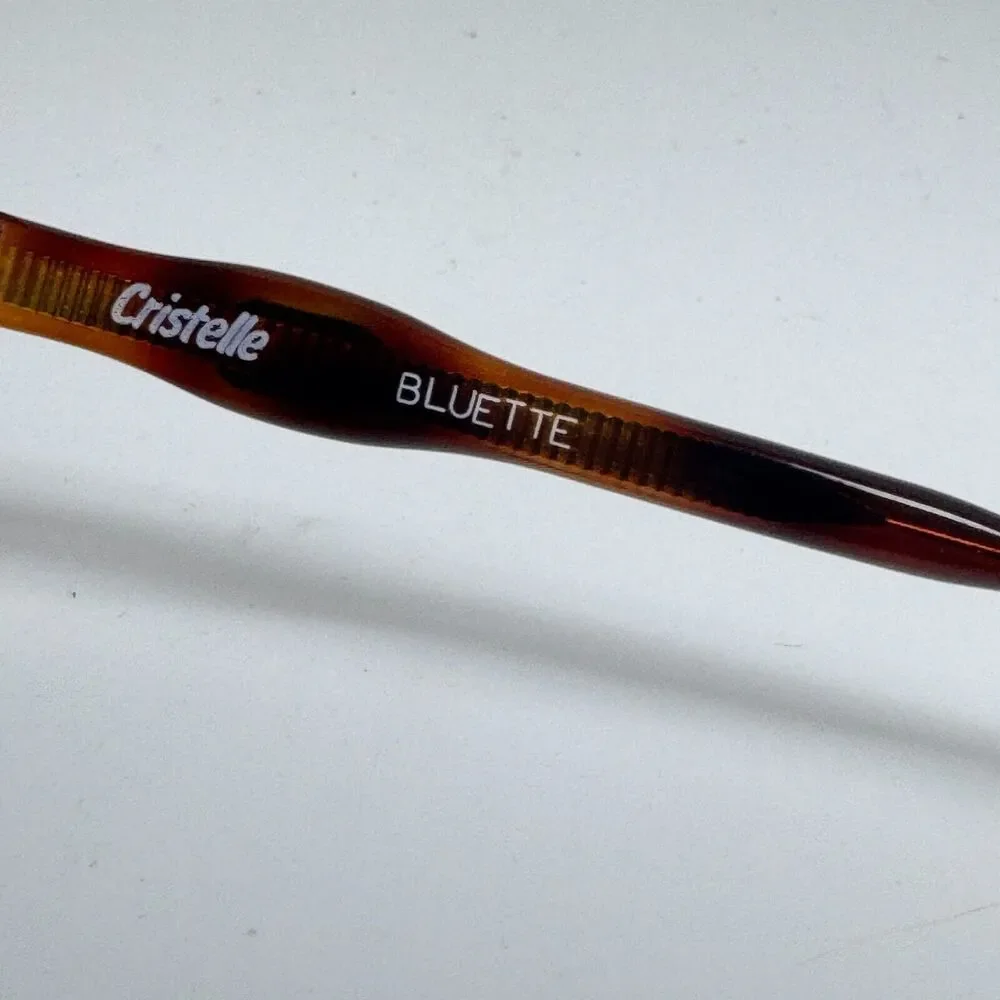 Cristelle‎ Eyeglasses Frame Yellow Clear Blue Full Rim CR01 H15277